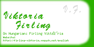 viktoria firling business card